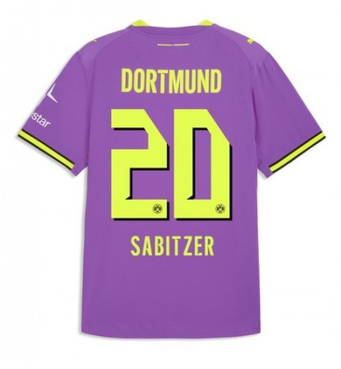 Borussia Dortmund Marcel Sabitzer #20 Kolmaspaita 2026-27 Lyhythihainen Borussia Dortmund Marcel Sabitzer #20 Kolmaspaita 2026-27 Lyhythihainen